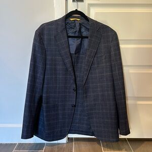 Blue Canali Sport Jacket Size 40R